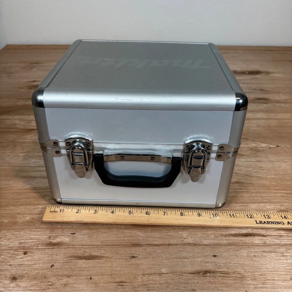 Makita Aluminum Hard Tool Case Silver Metallic Storage Box with Foam Lining
